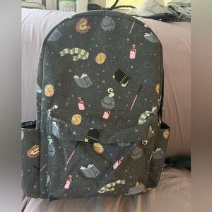 Loungefly Harry Potter Black Backpack slytherin supplies nwt